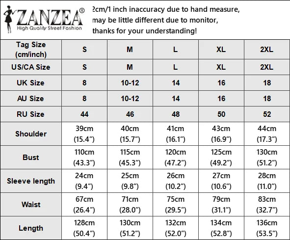 ZANZEA Women's A-Line Work Dress — Lapel Neck Short Sleeve Elegant Sundress